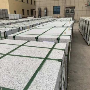 常德 白麻花岗岩5.0公分荔枝面地铺石