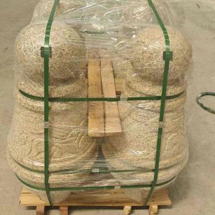 常德 黄金麻异形定制雕花——棒棒糖挡车柱