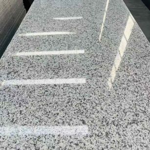 常德 白麻花岗岩光面毛板