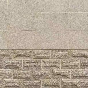 常德 黄金麻自然面蘑菇石配荔枝面干挂