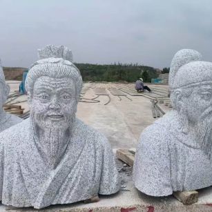 常德 白麻花岗岩石材人物立体雕刻