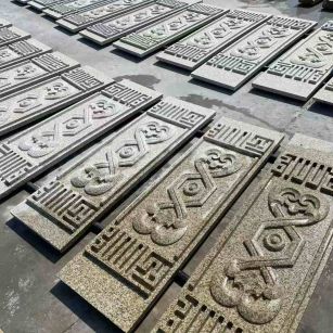 常德 黄金麻花岗岩外墙雕刻板