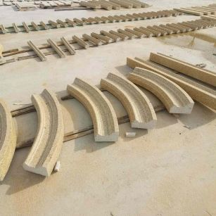 常德 黄金麻花岗岩别墅线条