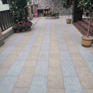 常德 黄金麻白麻荔枝面庭院铺装展示