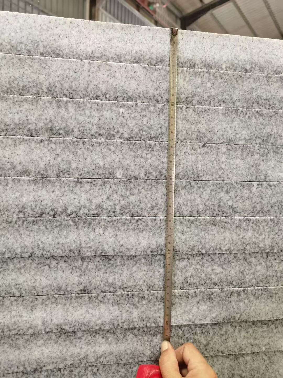 常德 芝麻白火烧成品厚薄均匀，B料价格接近A料质量