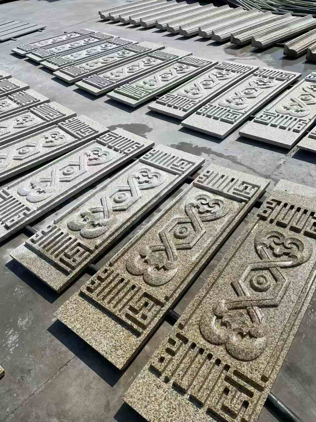 常德 黄金麻花岗岩外墙雕刻板