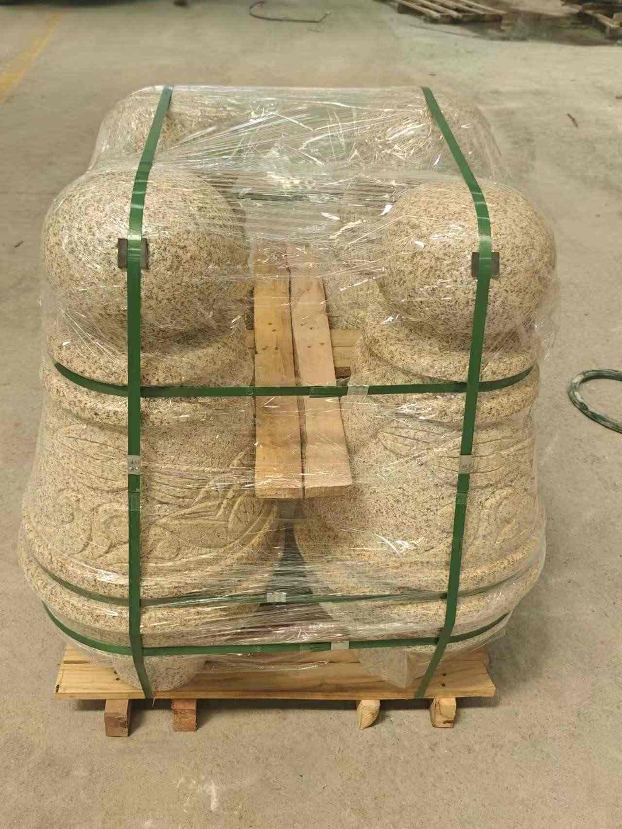 常德 黄金麻异形定制雕花——棒棒糖挡车柱