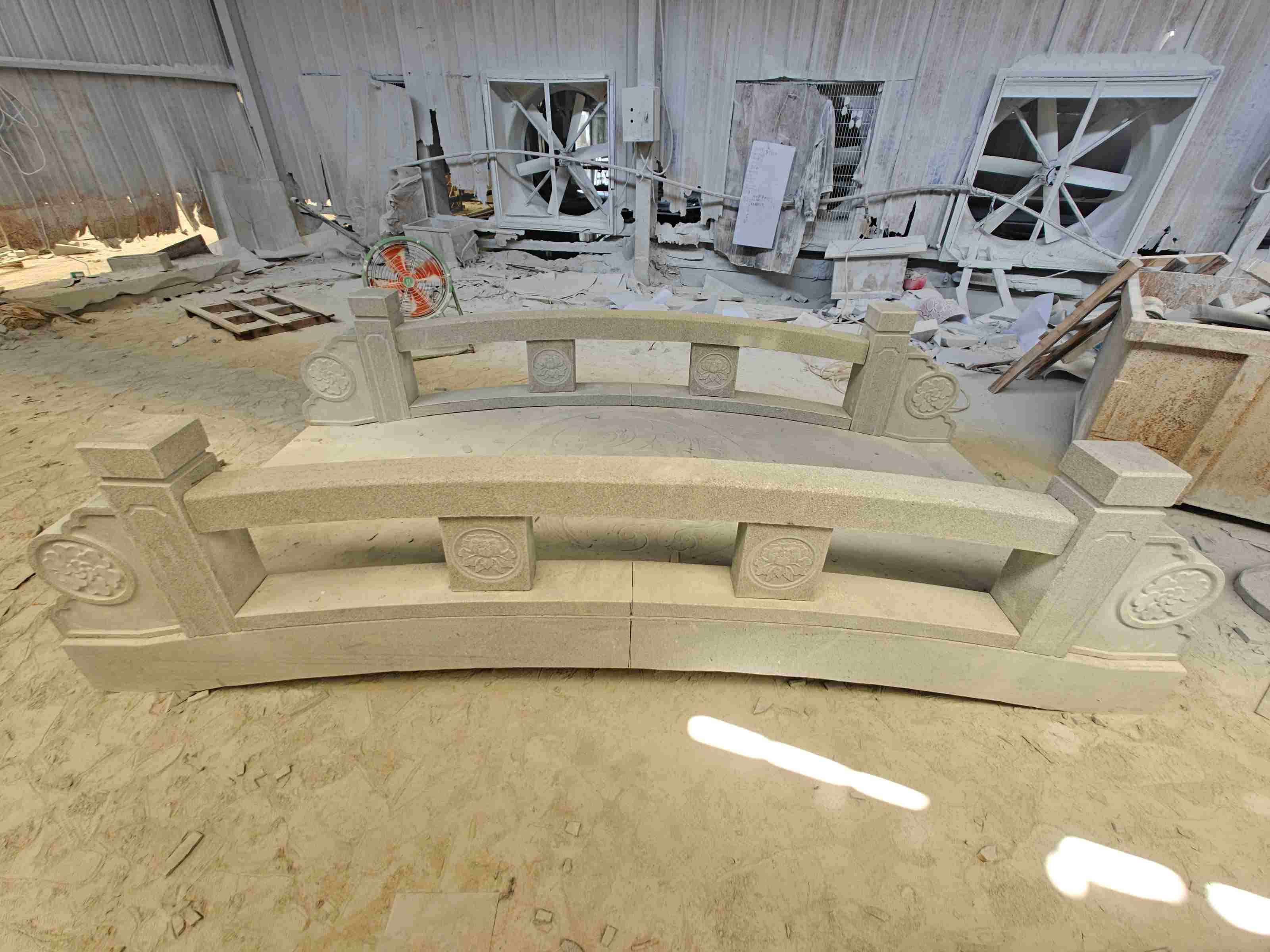 常德 芝麻灰花岗岩异形加工-拱桥，石桥