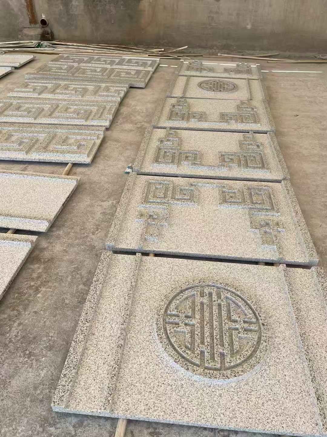 常德 白麻花岗岩外墙立面雕刻板