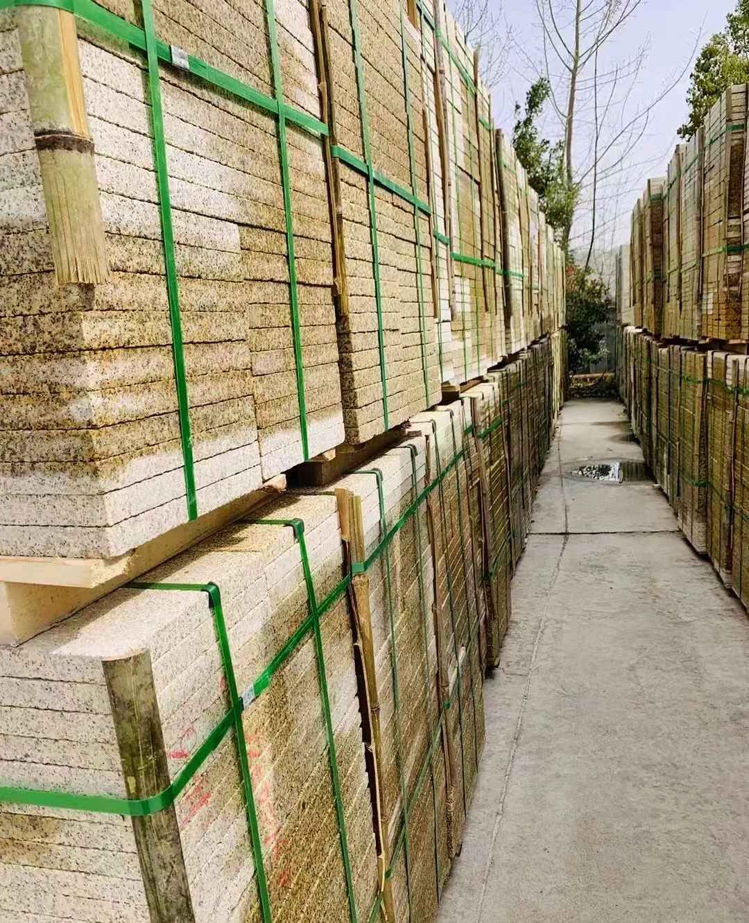 常德 黄金麻花岗岩荔枝面地铺石