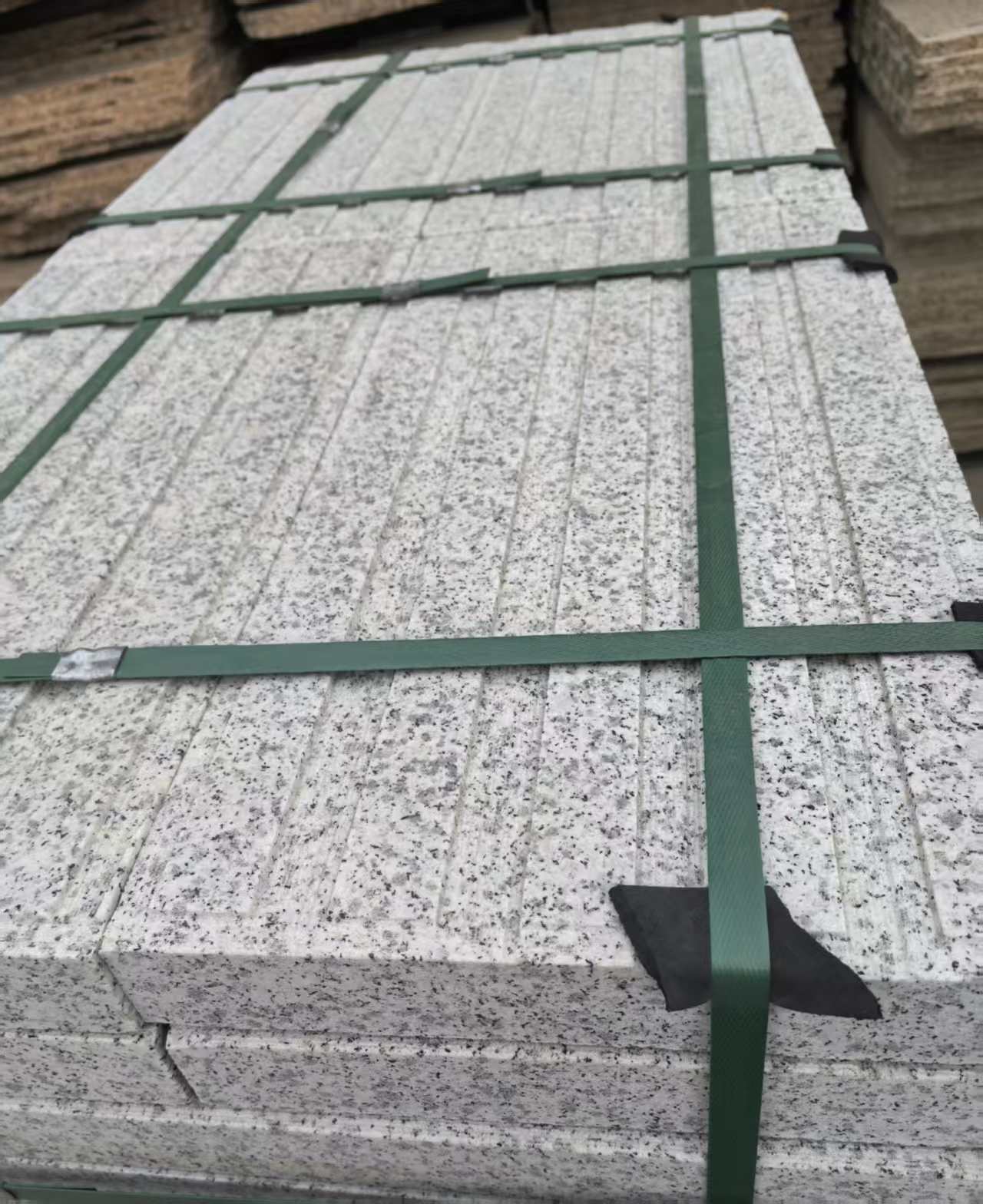 常德 白麻花岗岩直行盲道石，盲条，地铺石