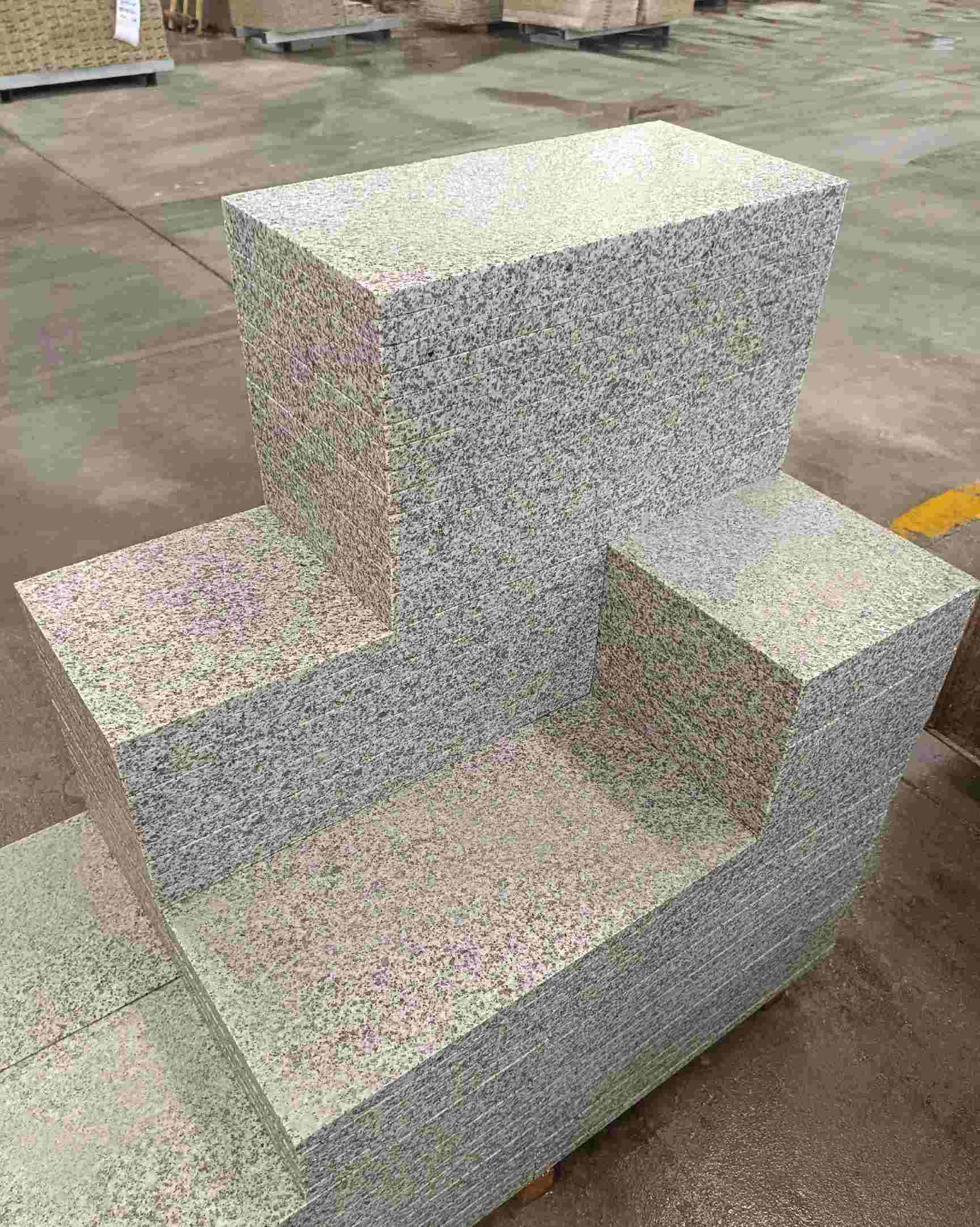 常德 白麻花岗岩荔枝面地铺石